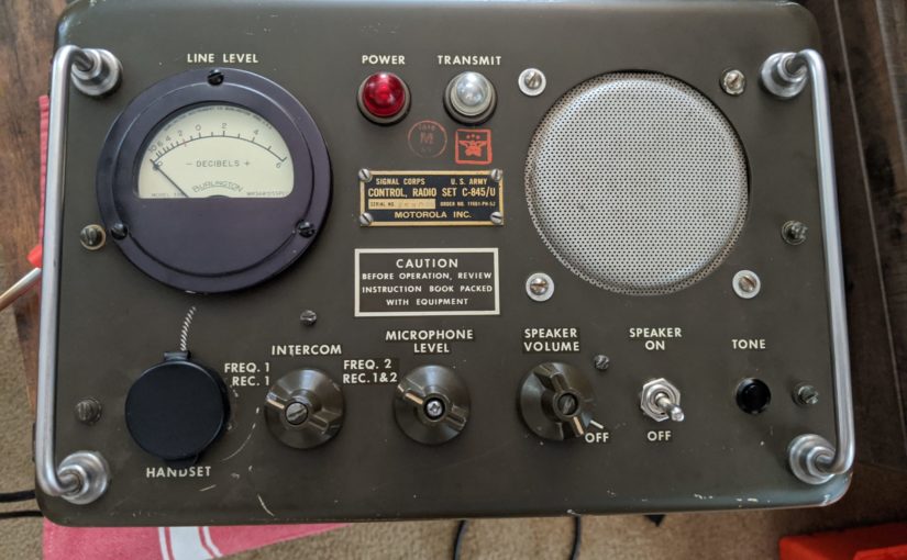 The Army Radio chassis